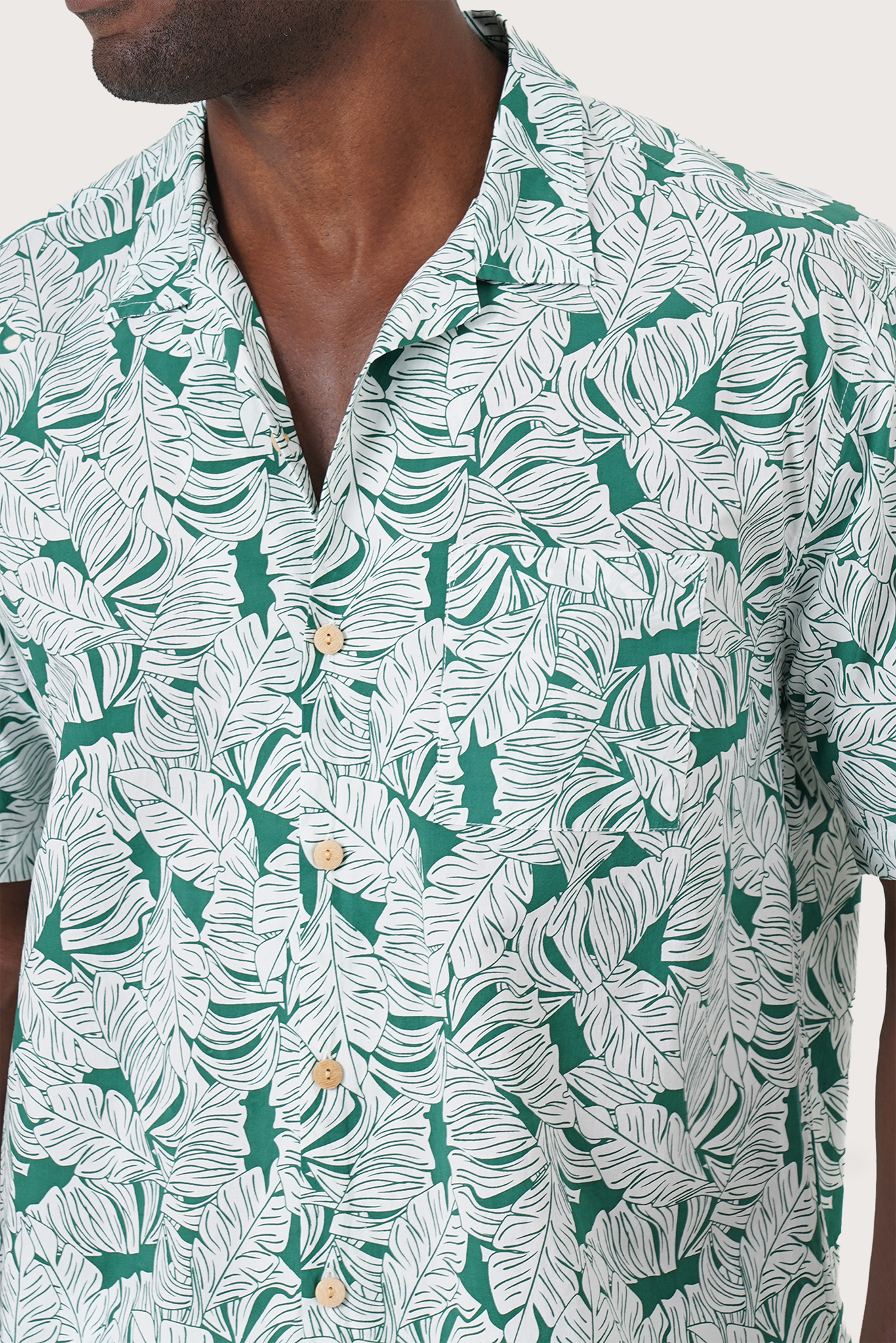 Baronang Cotton Shirt Jungle Bliss