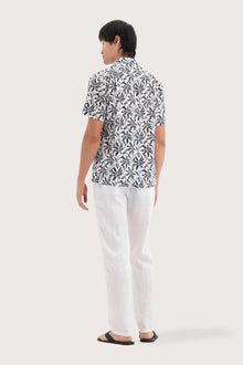 Baronang Cotton Shirt Leaves