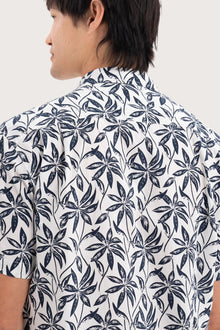 Baronang Cotton Shirt Leaves