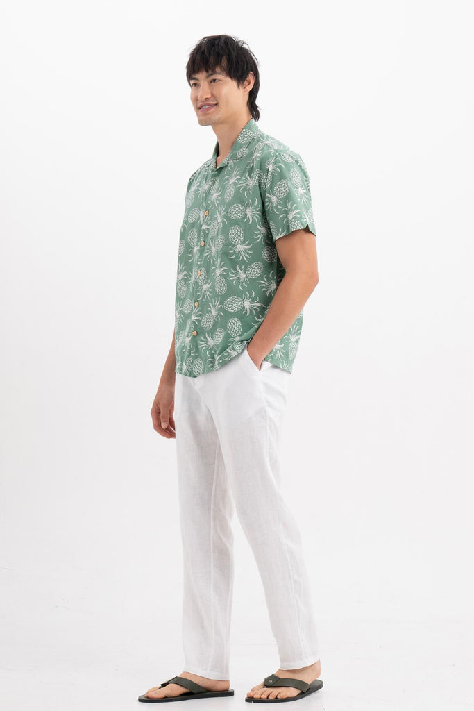 Baronang Cotton Shirt Pineapple