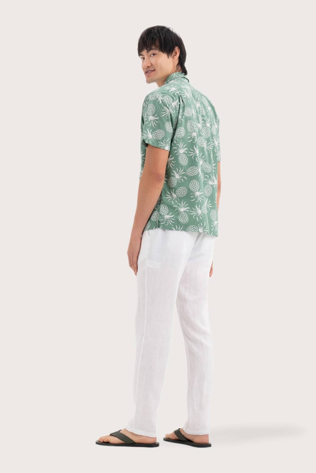 Baronang Cotton Shirt Pineapple