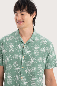 Baronang Cotton Shirt Pineapple