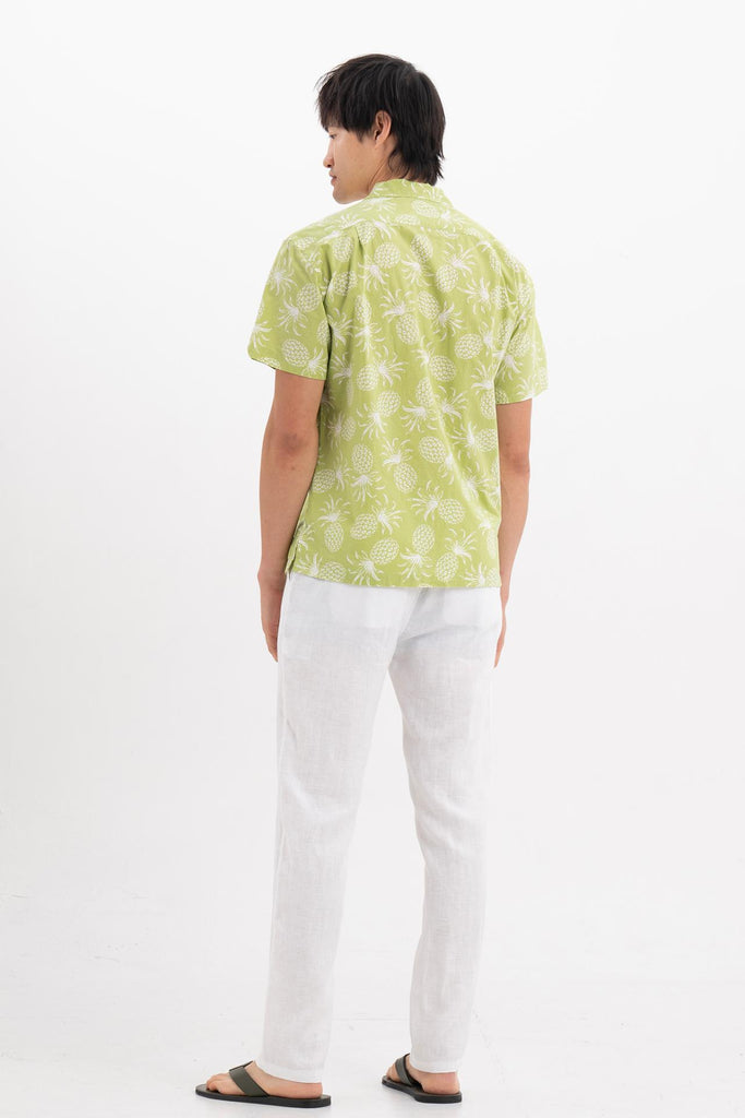 Baronang Cotton Shirt Pineapple