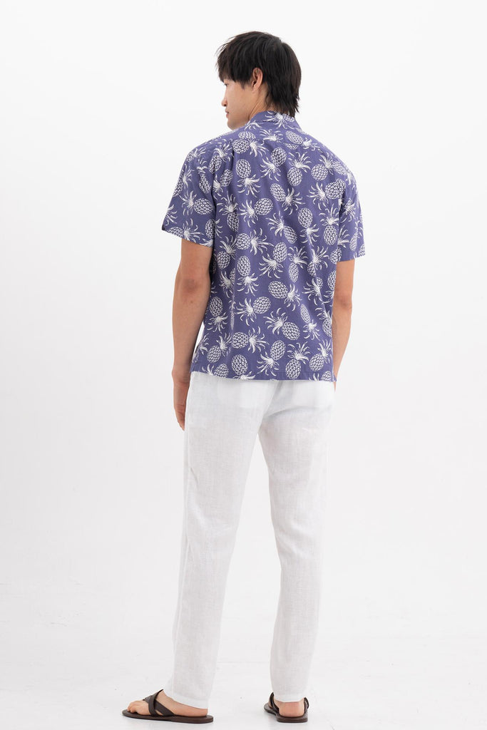 Baronang Cotton Shirt Pineapple