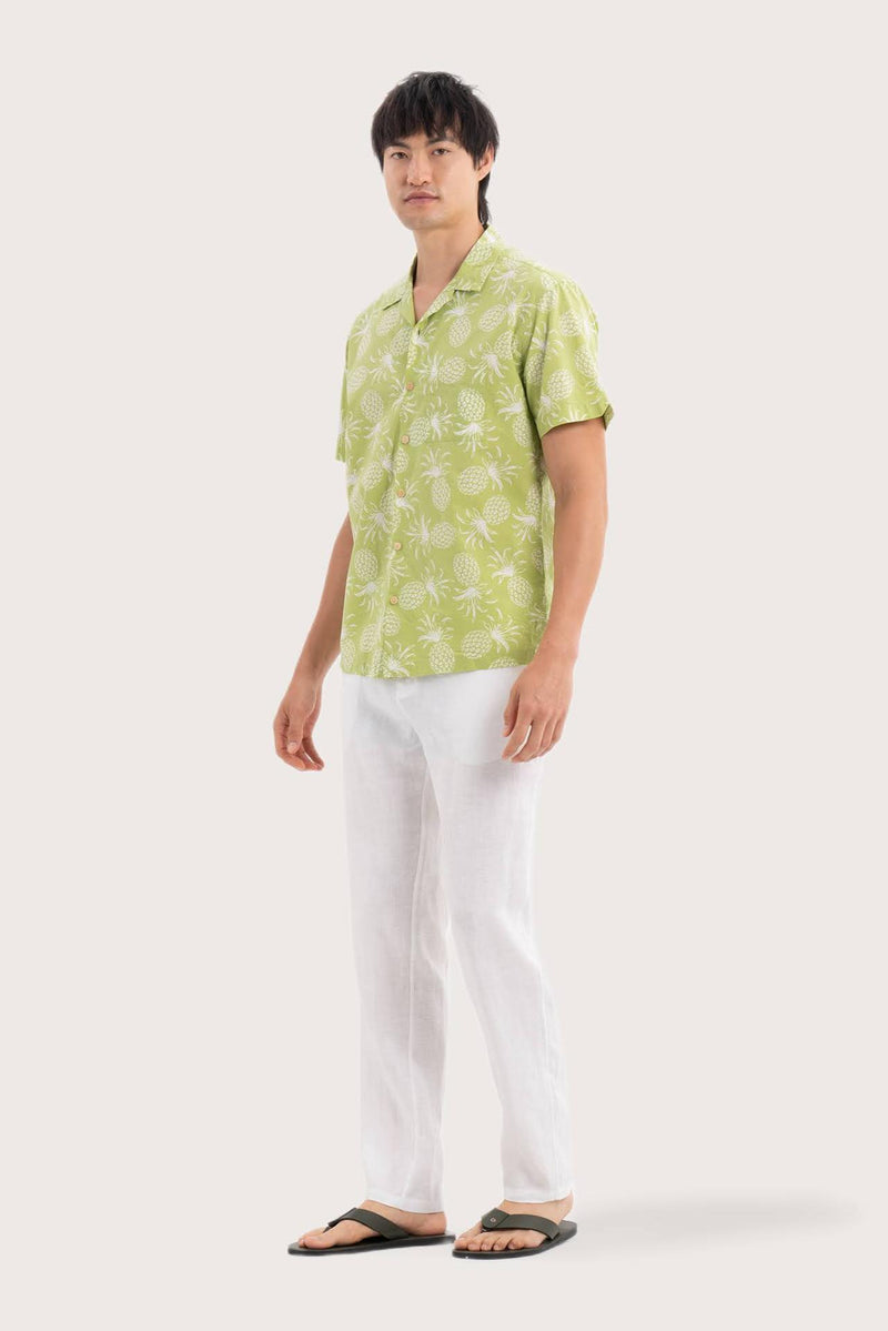 Baronang Cotton Shirt Pineapple