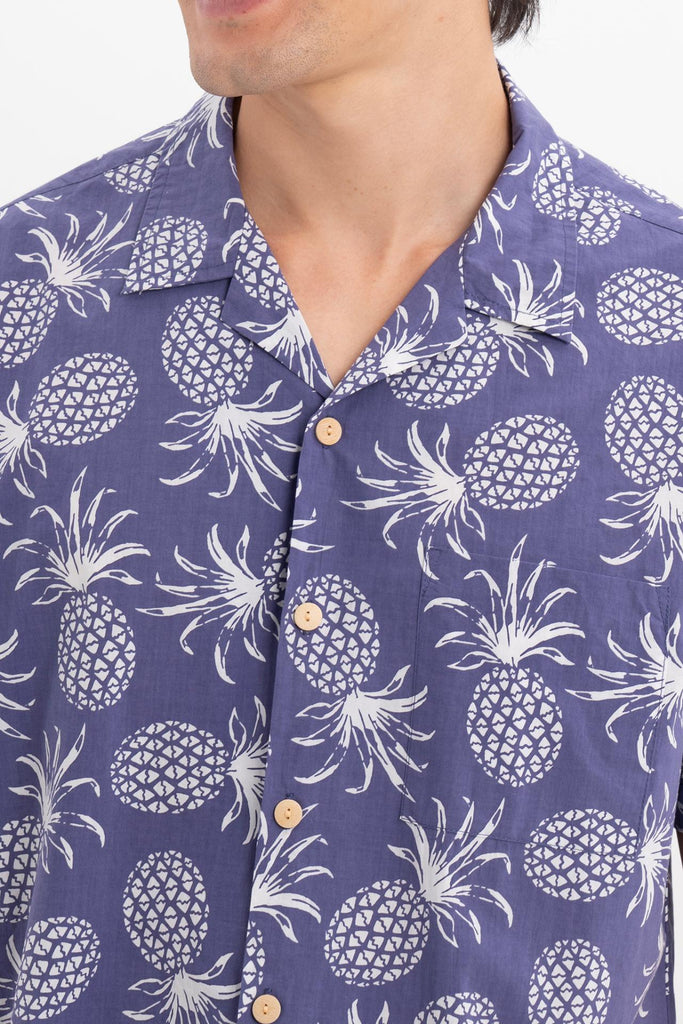 Baronang Cotton Shirt Pineapple