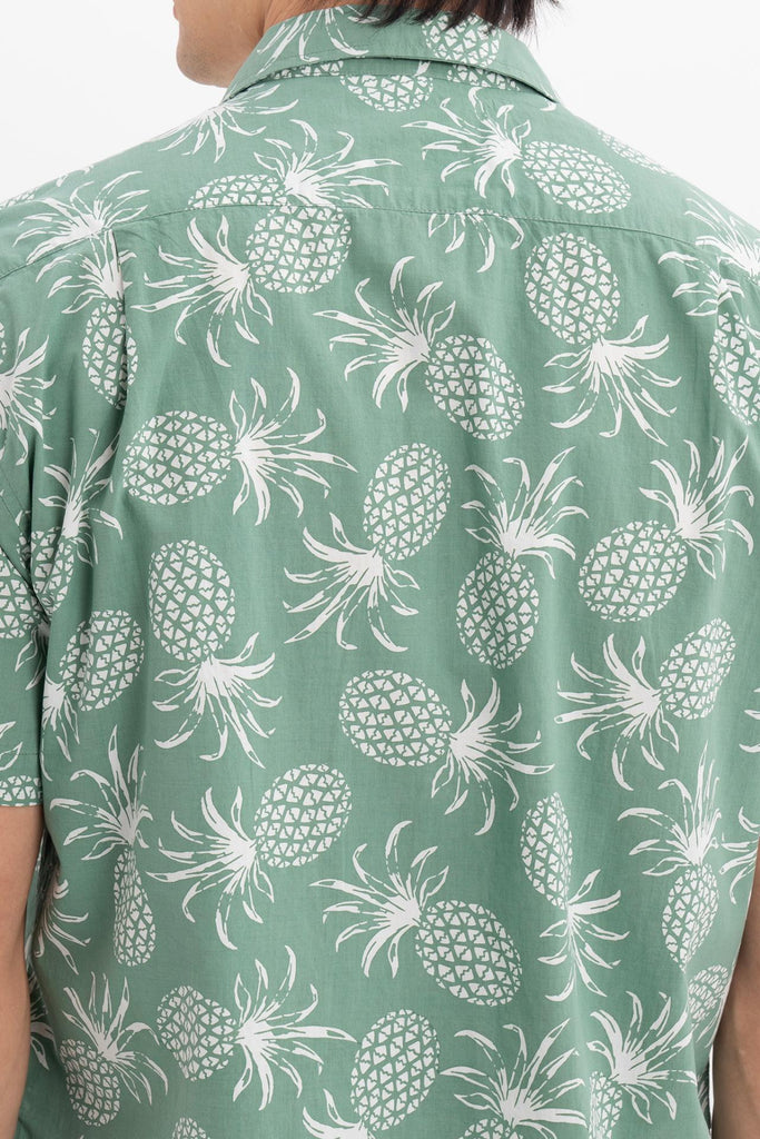 Baronang Cotton Shirt Pineapple