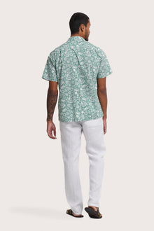 Baronang Cotton Shirt Veg and Crab Green