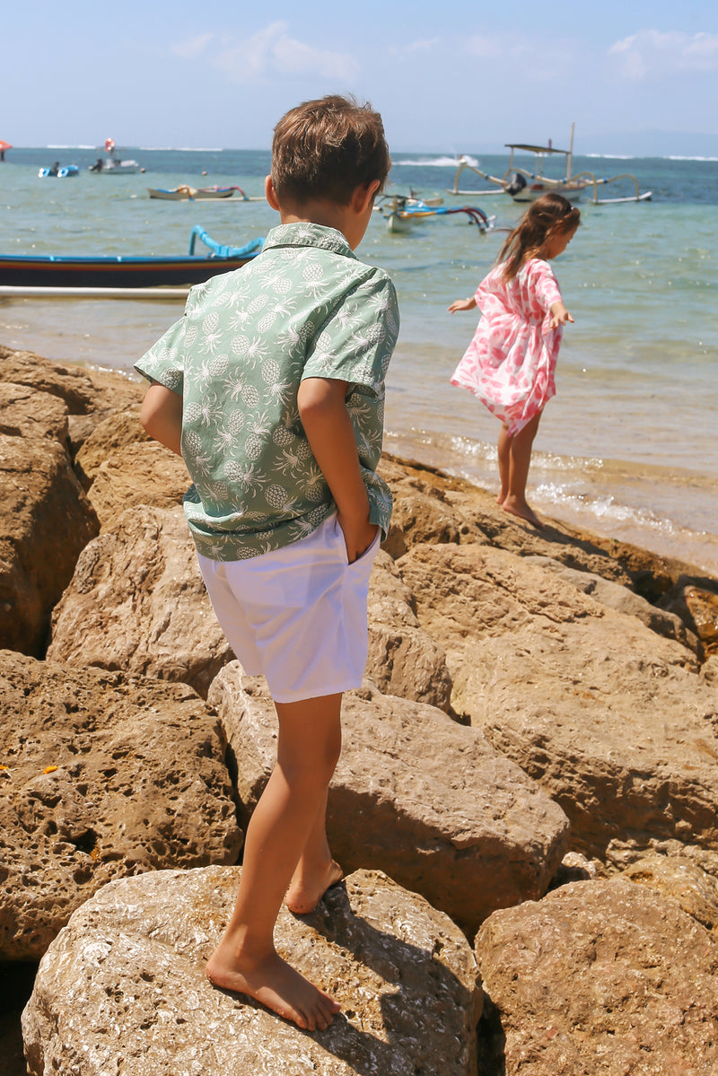 Bali Tropical Shirt Pineapple