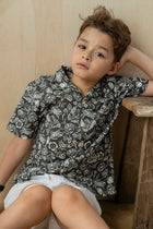 Bali Tropical Shirt Veg and Crab