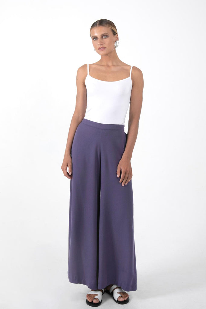 Callie Palazzo Pants Purple