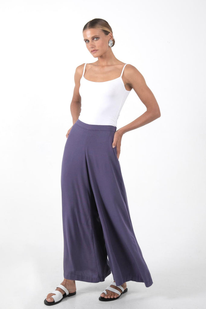 Callie Palazzo Pants Purple