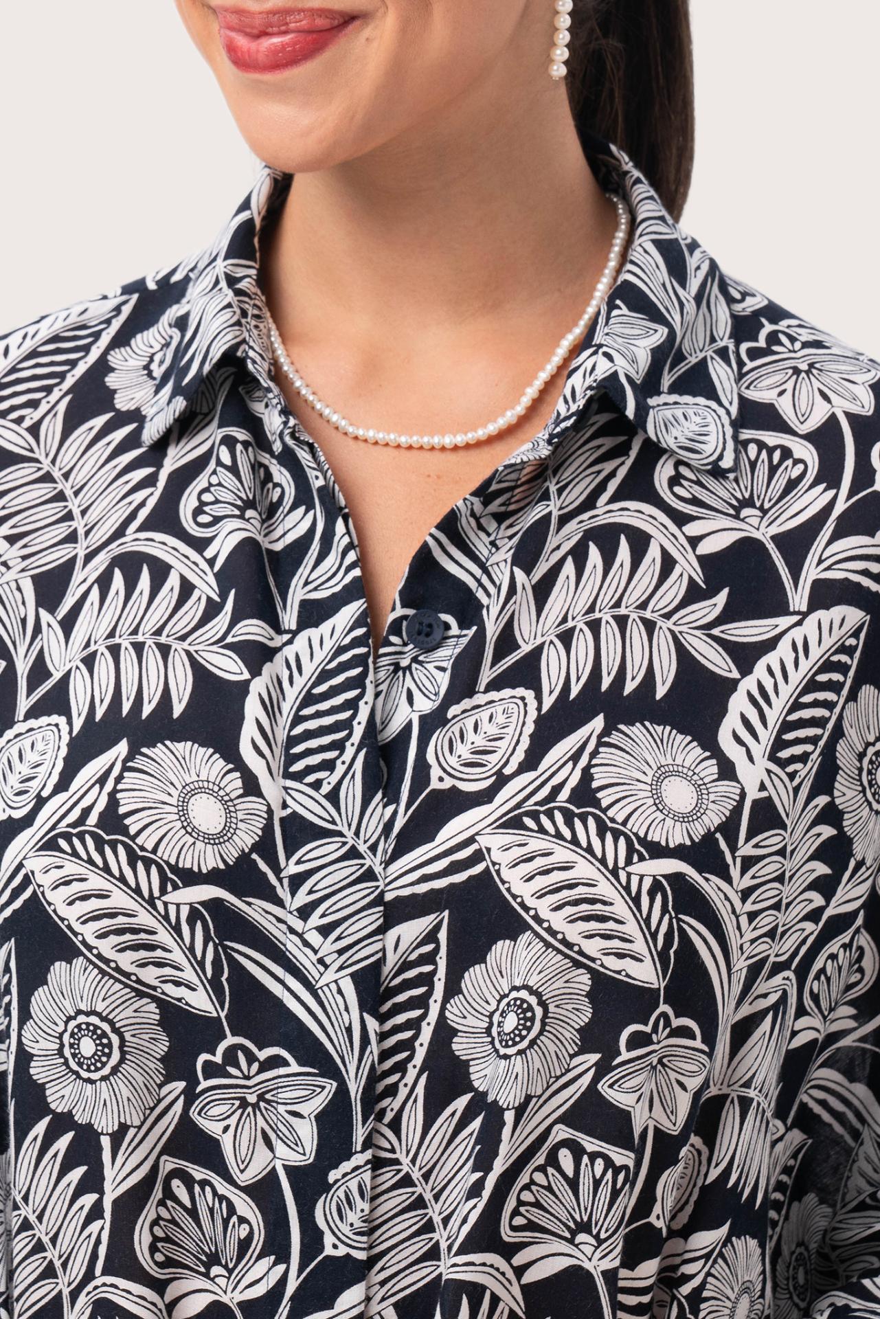 Candidasa Shirt Navy