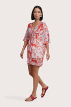 Canna Short Kaftan Pasley