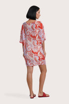 Canna Short Kaftan Pasley