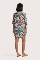 Canna Short Kaftan Square Chess