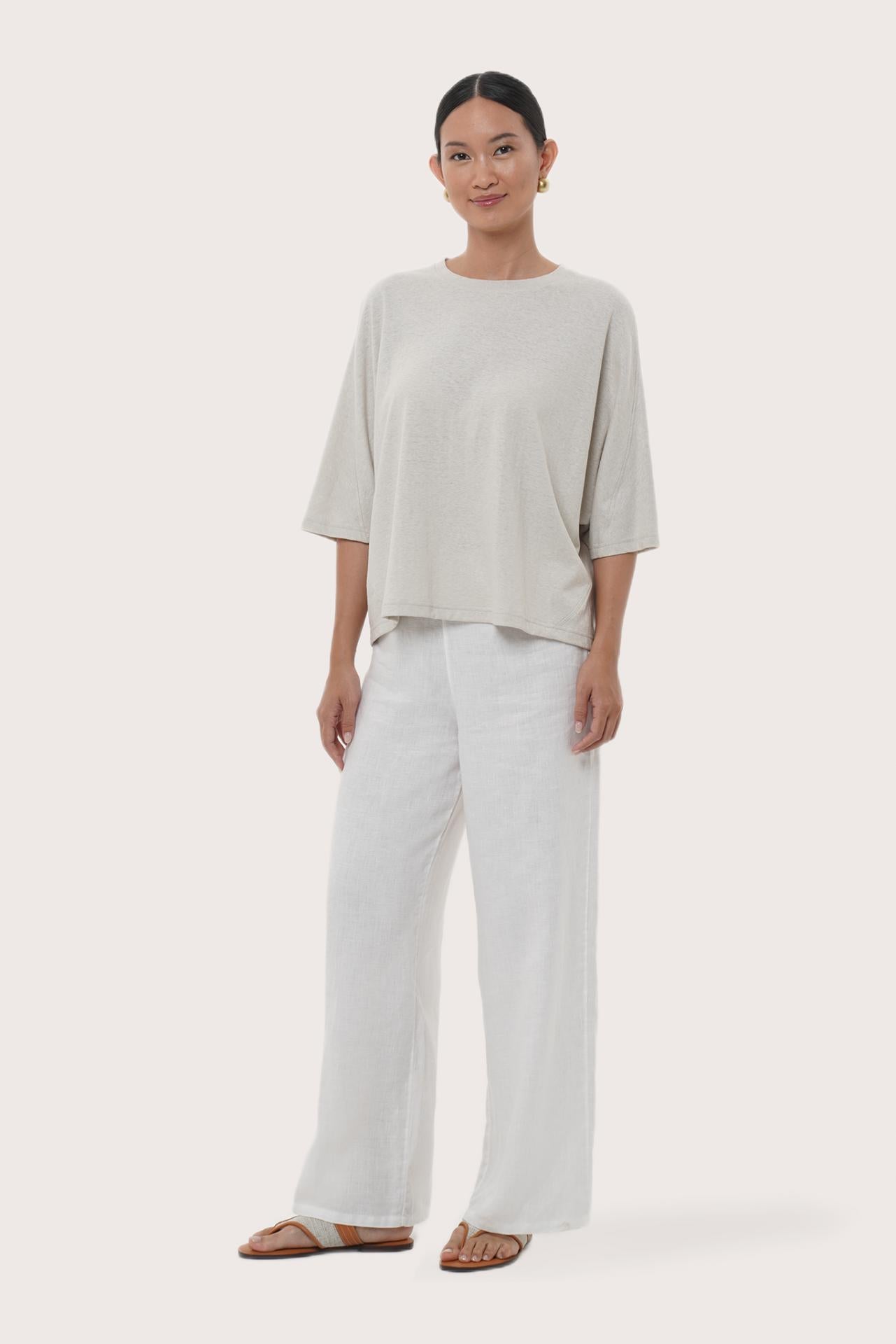 By The Sea Bali Carli T-shirt Beige