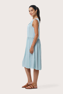 Corsica Midi Dress Cielo