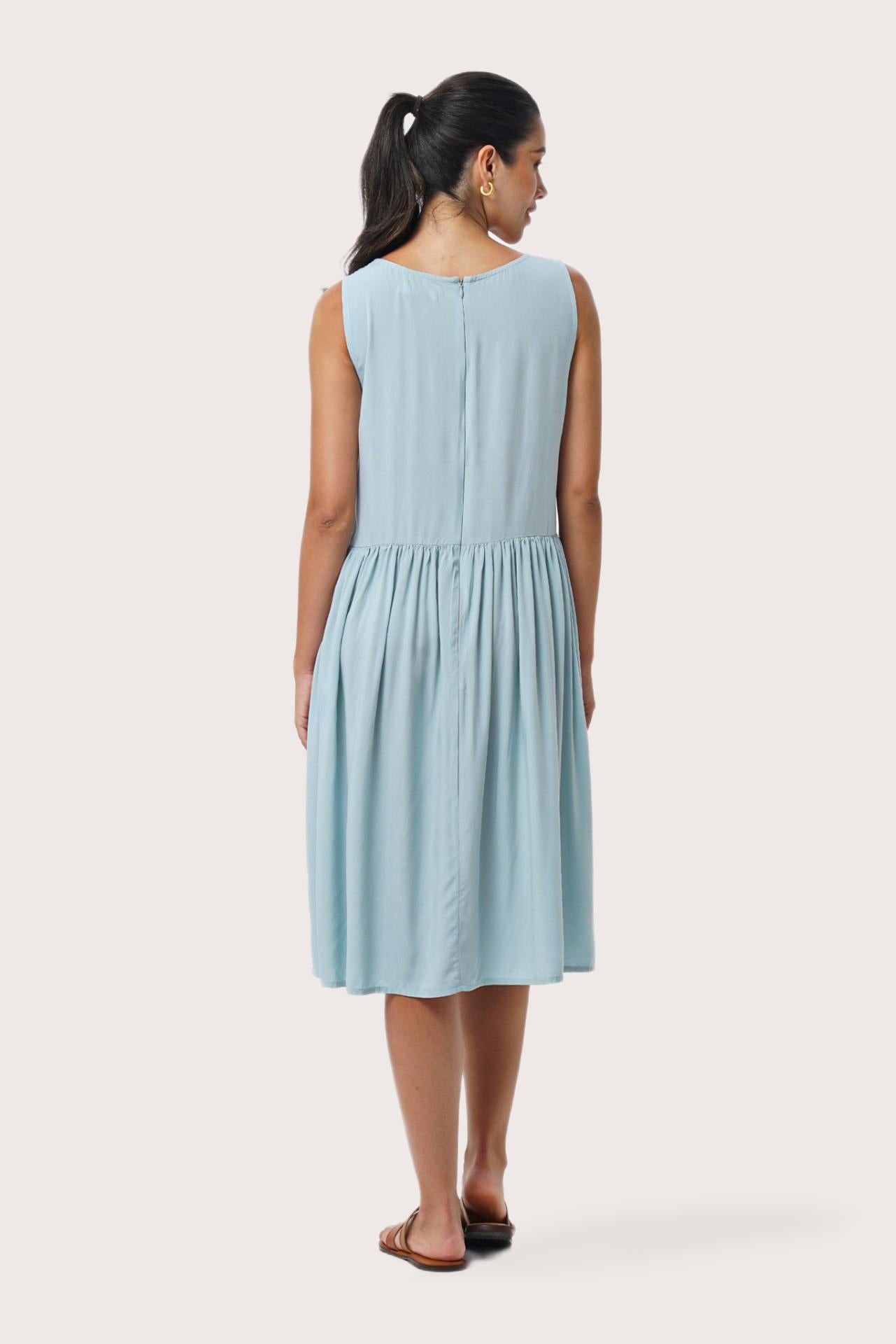 Corsica Midi Dress Cielo