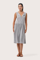 Corsica Midi Dress Light Grey