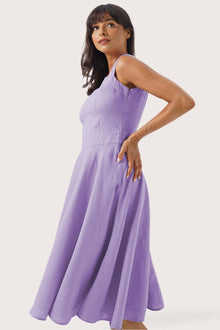 Gelora Linen Dress Lavender