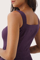 Gelora Linen Dress Violet