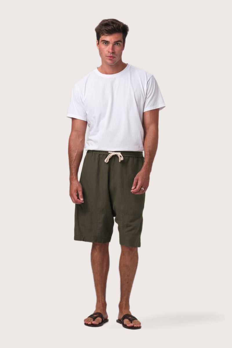 Goa Loose Bermuda Army Green