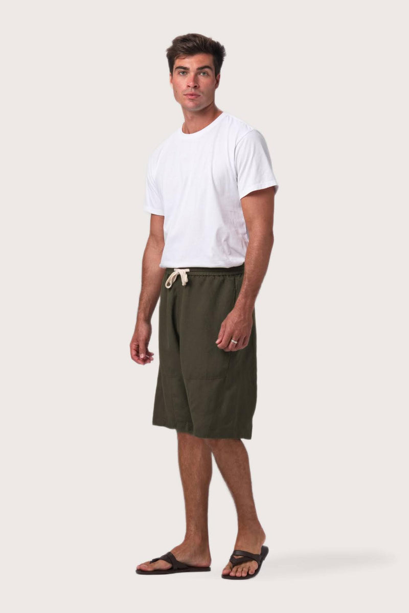 Goa Loose Bermuda Army Green