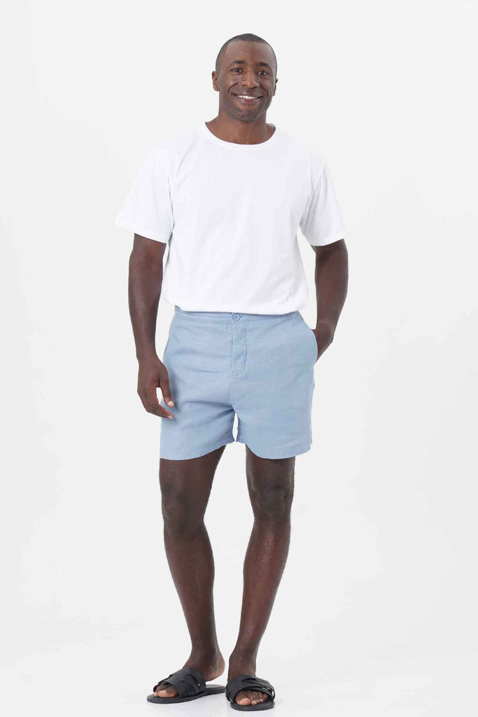 Gowa Linen Short Blue