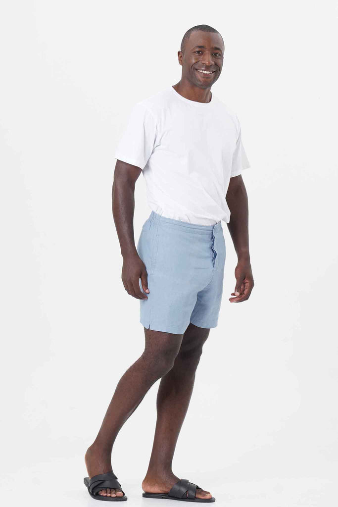 Gowa Linen Short Blue