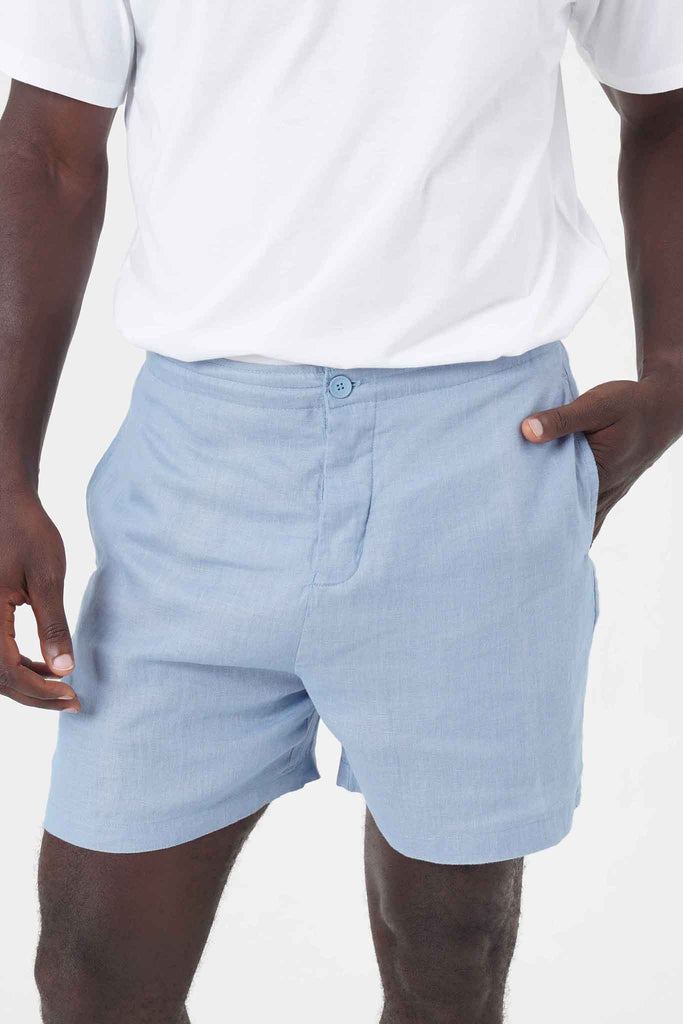 Gowa Linen Short Blue