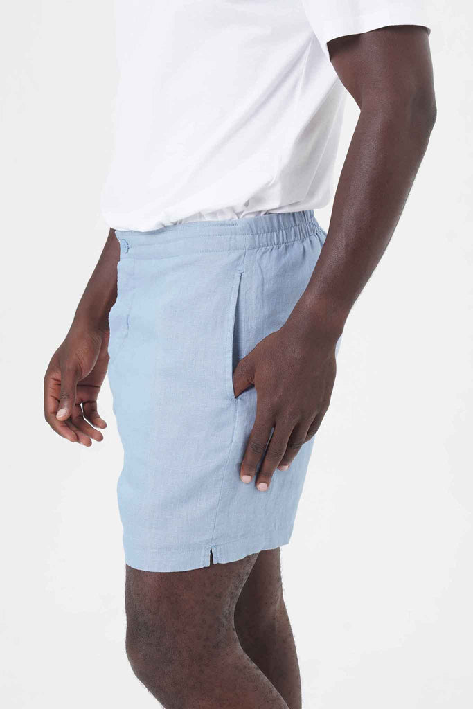 Gowa Linen Short Blue