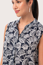 Guinea Sleeveless Shirt Navy