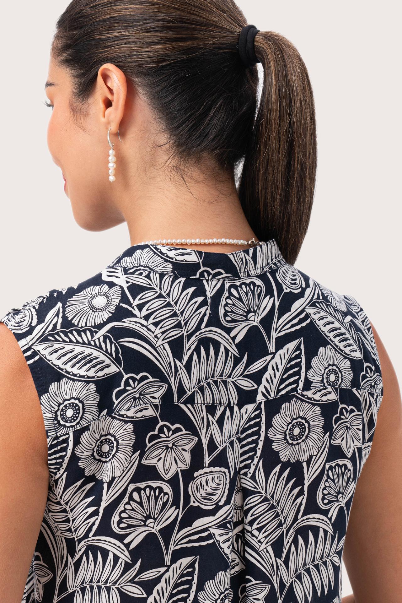 Guinea Sleeveless Shirt Navy