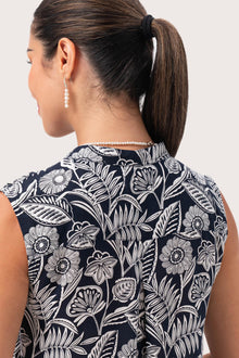 Guinea Sleeveless Shirt Navy