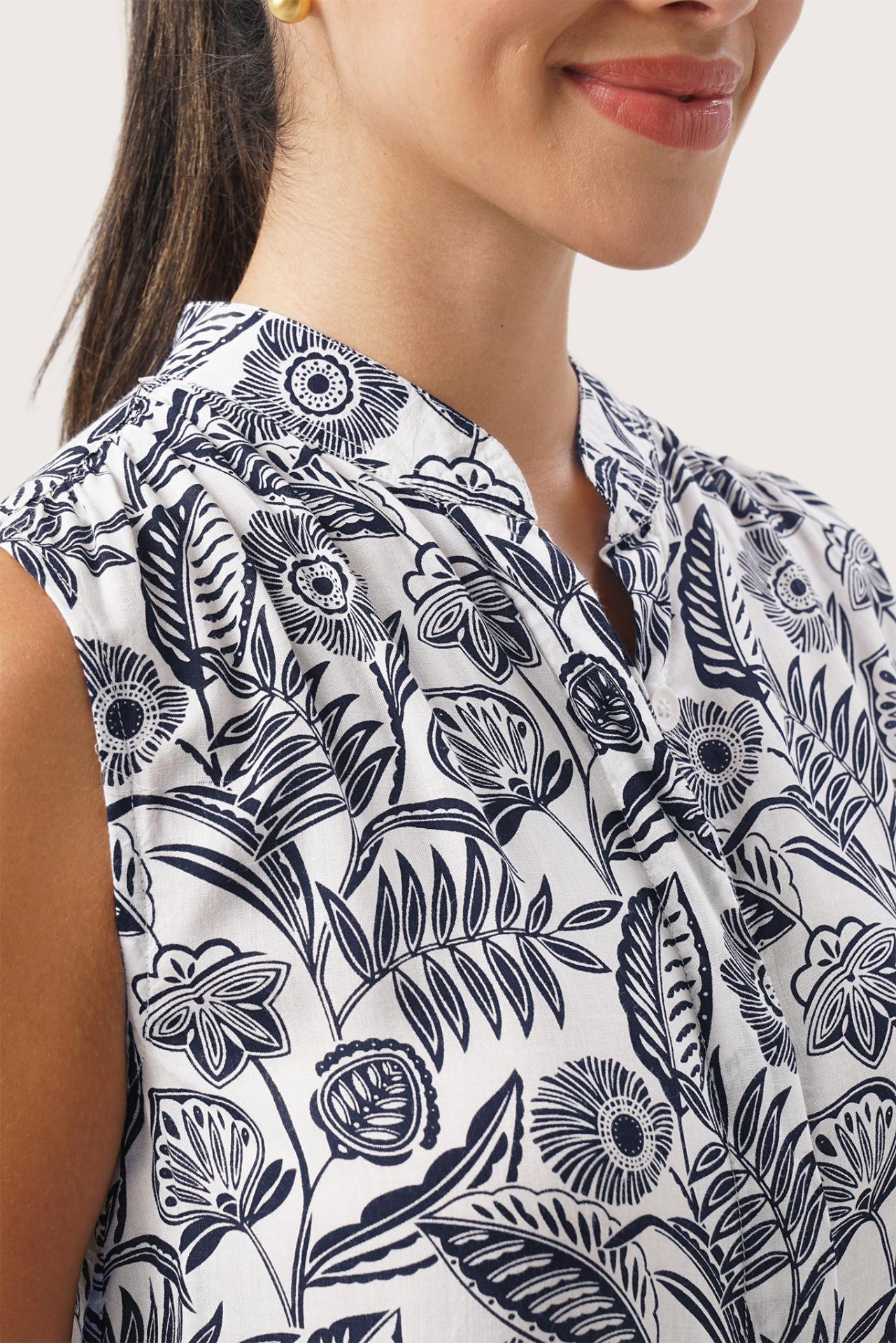 Guinea Sleeveless Shirt White