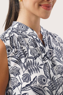 Guinea Sleeveless Shirt White