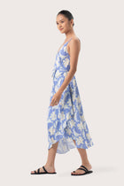 Ilona Wrapped Dress Light Blue