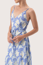 Ilona Wrapped Dress Light Blue