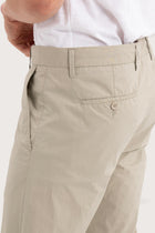 Jasper Men's Cotton Pants Cream Grey
