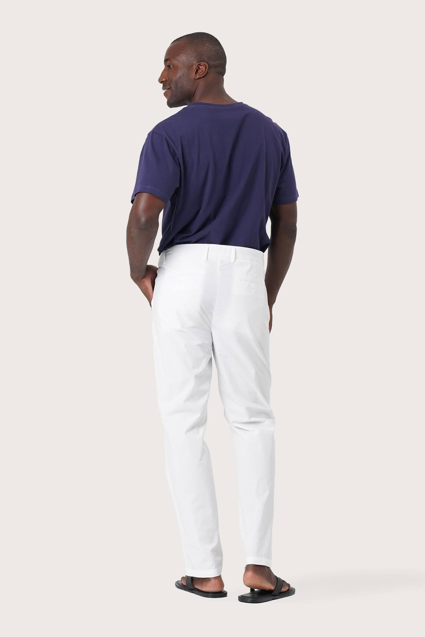 Jasper Men's Cotton Pants Off White