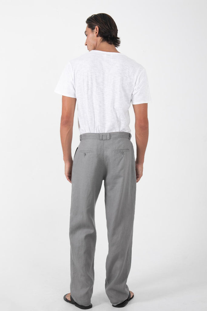 Java Linen Pants Grey