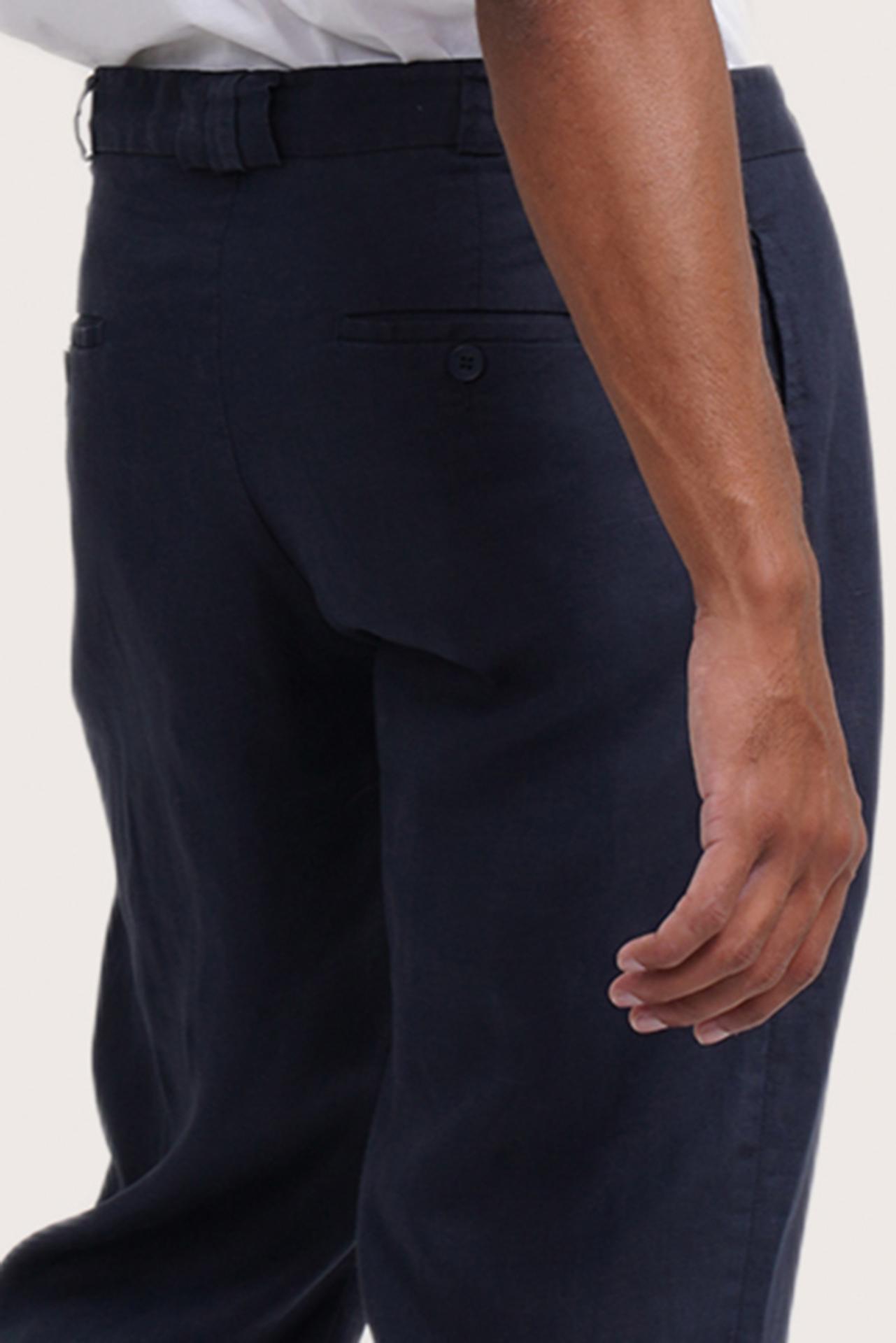 Java Linen Pants Navy