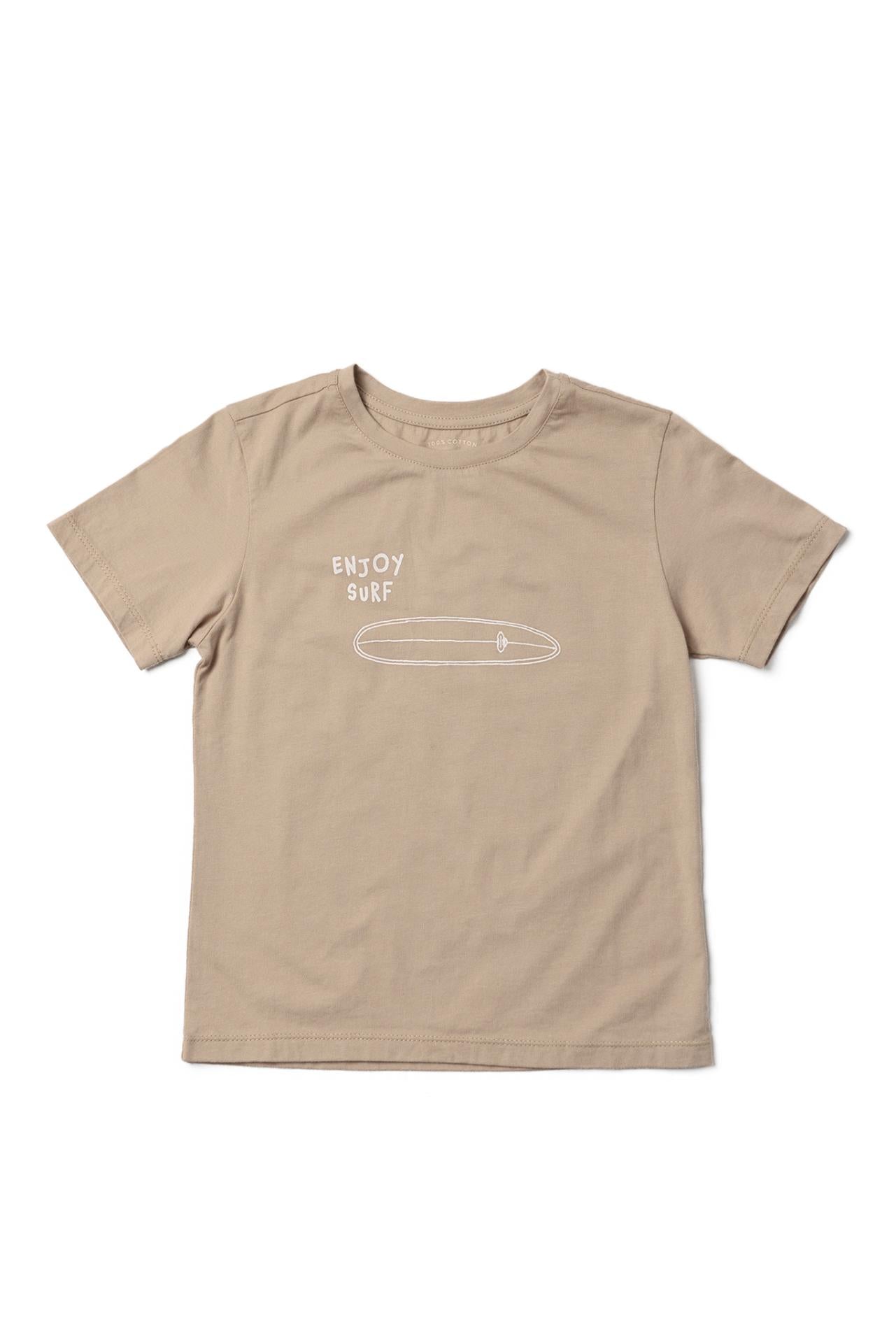 Kai Boys Cotton T-shirt Surboard