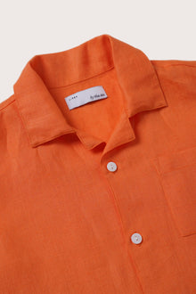 Kai Linen Shirt Orange