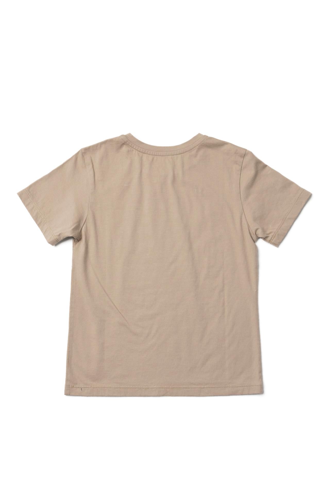 Classic back view of the Kai Boys Cotton T-shirt Surfboard
