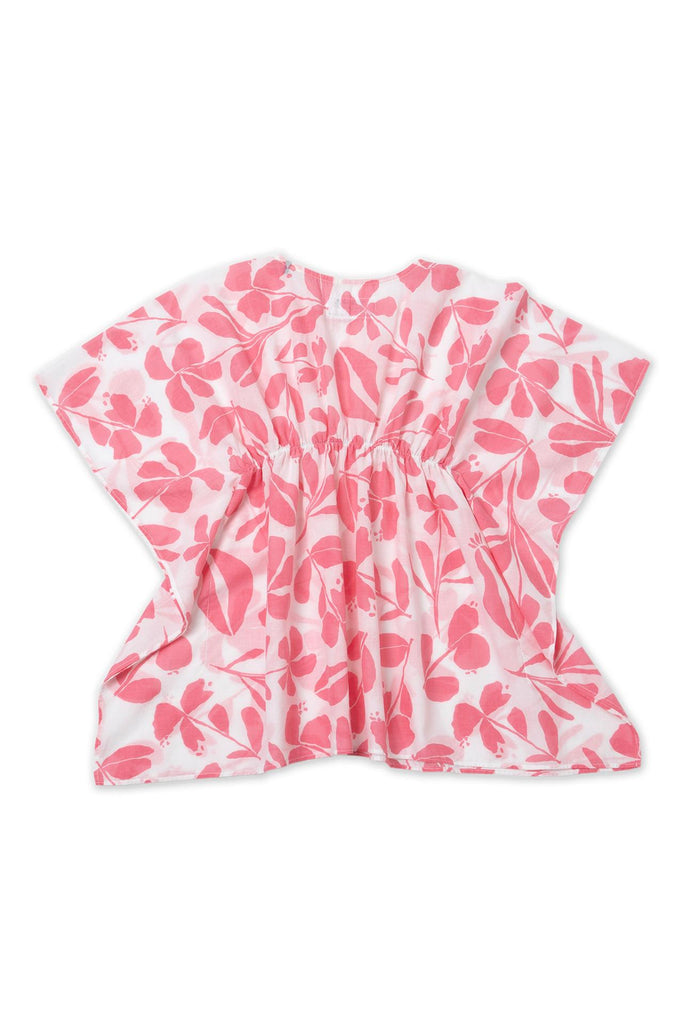 Kids Cotton Kaftan Pink