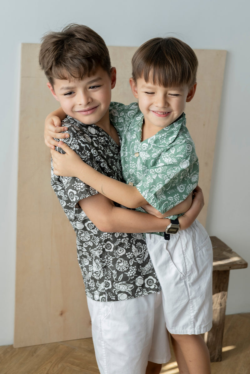 Koda Boys Cotton Bermuda White