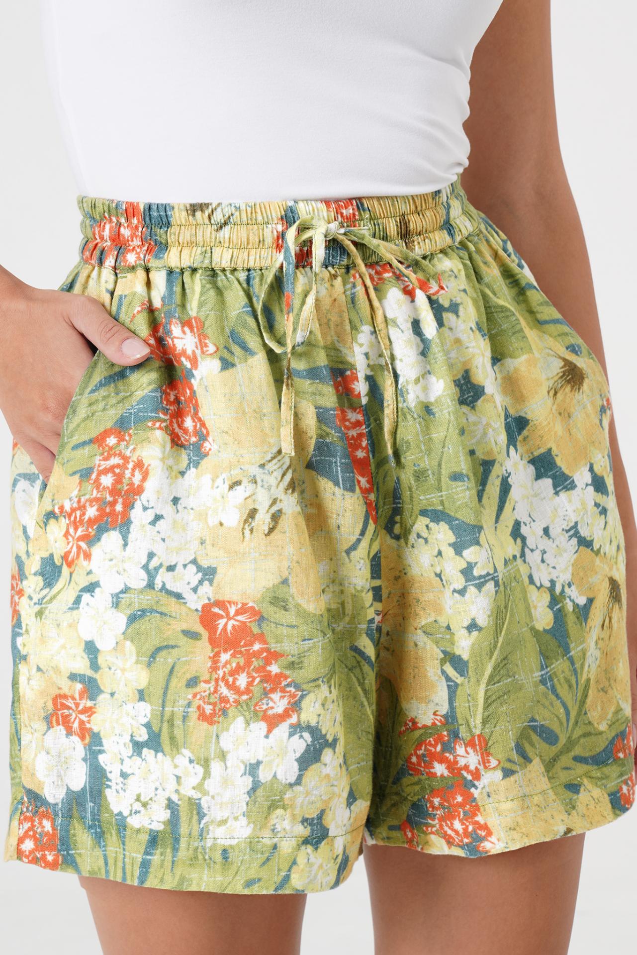 Laica Linen Short Tropis