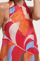 Laila Wrap Dress Magical Flora